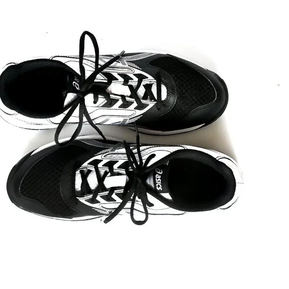 ASICS Gel 2 Trainers/ Sneakers in Black & White, Size 9.5 - Picture 10 of 12